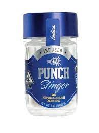 Photograph of product: D. Punch Stinger 5 x .5g Infused Pre Roll Pack - King Louie XIII - 