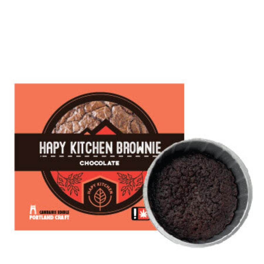 Photograph of product: Brownie ~ Hapy Kitchen ~ Chocolate ~ Green Leaf Special