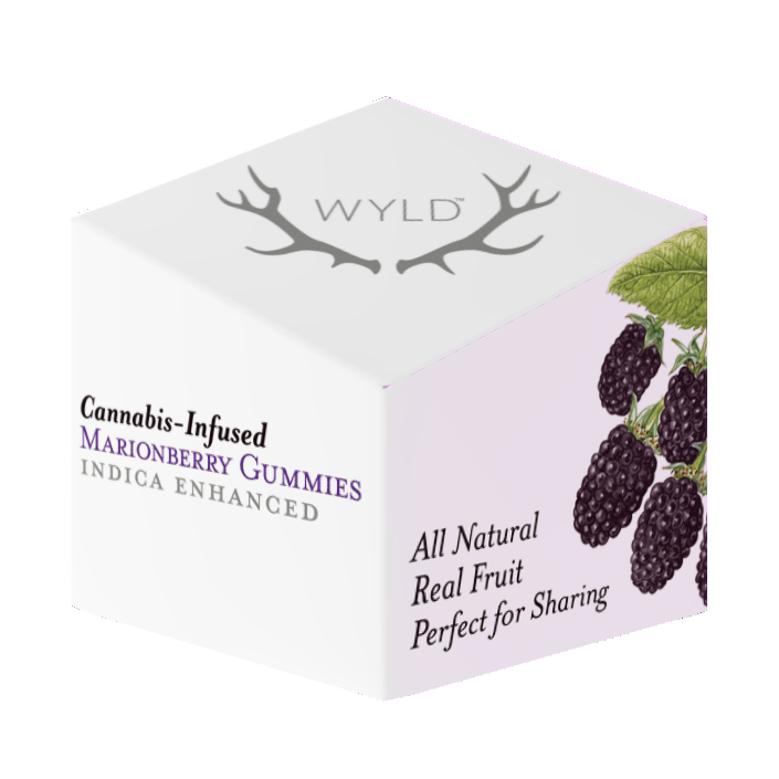 Photograph of product: Wyld | 10 pack | Marionberry | 100mg TH-oui | Oui'd