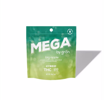 Photograph of product: Big Apple Hybrid MEGA | Gummie [1pk x 100mg]