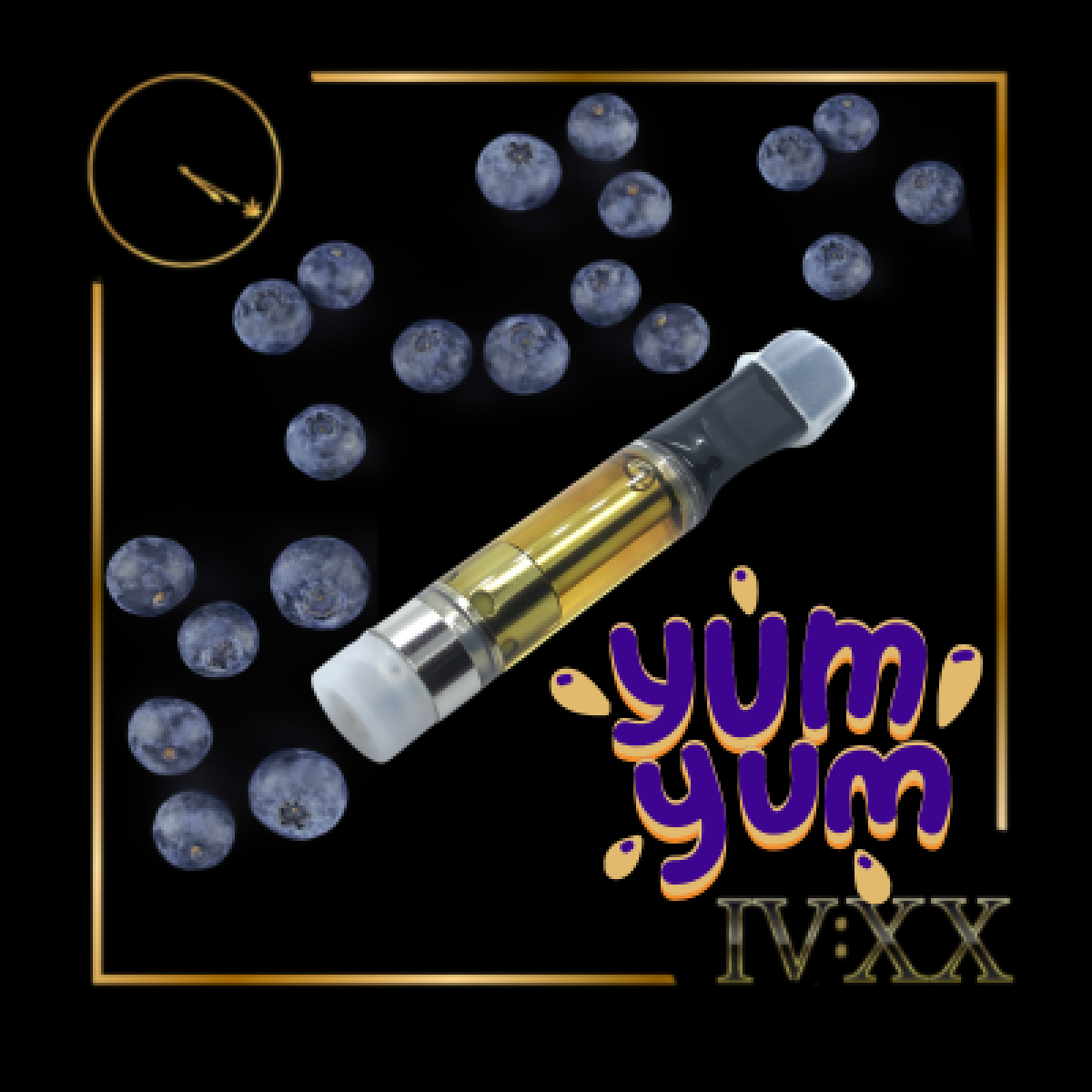 Photograph of product: Blueberry Yum Yum | Cartridge | 1g