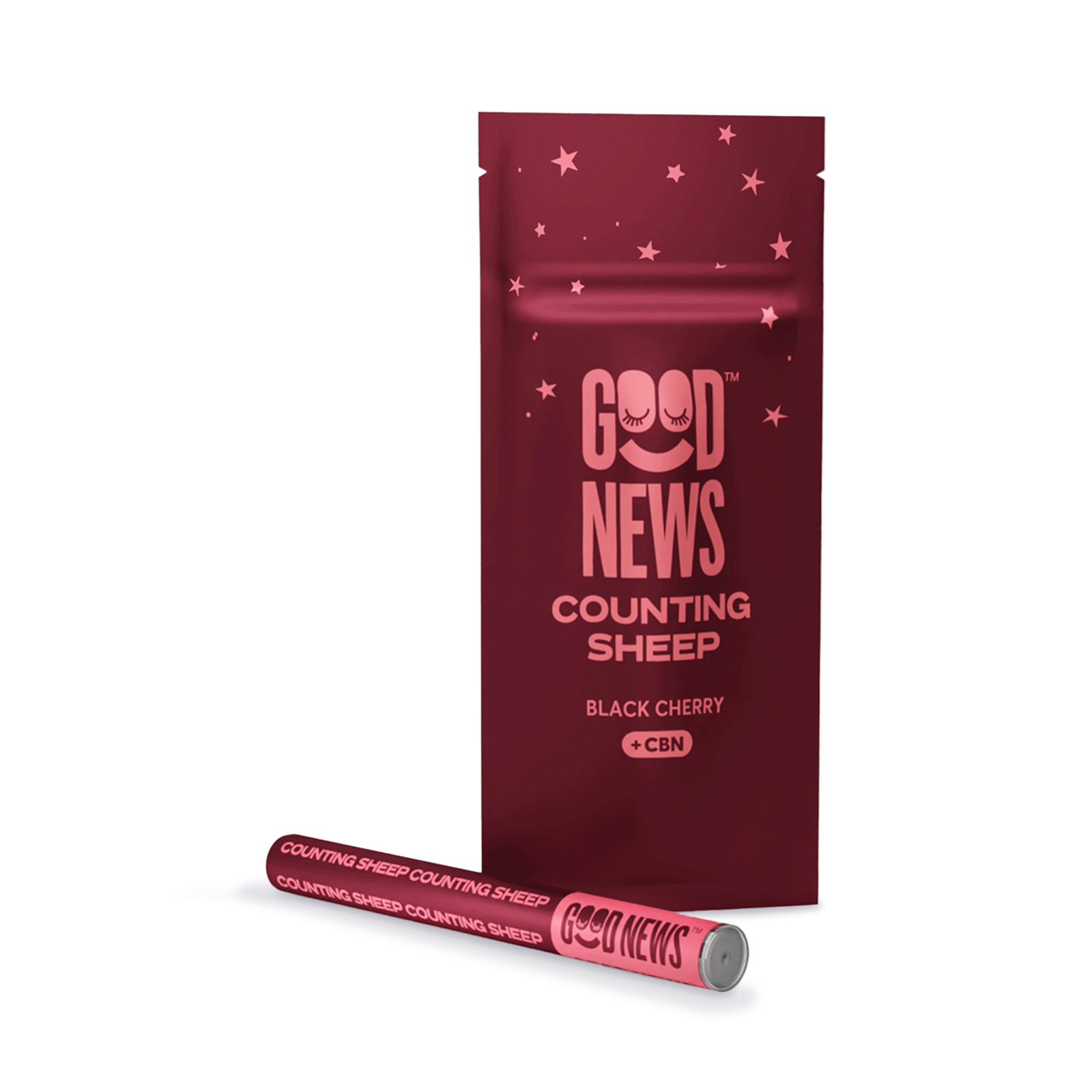 Photograph of product: Disposable | Counting Sheep | Black Cherry | 0.5g