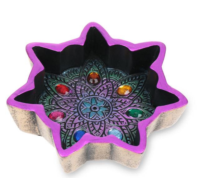 Photograph of product: Fantasy Ashtray - Chakra W/ Stones