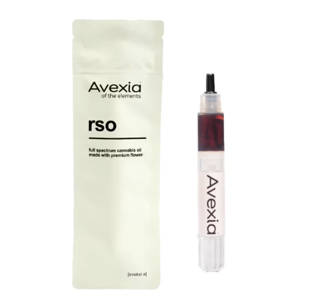 Photograph of product: Avexia Concentrate 1g RSO Klik- Seattle Sour Kush