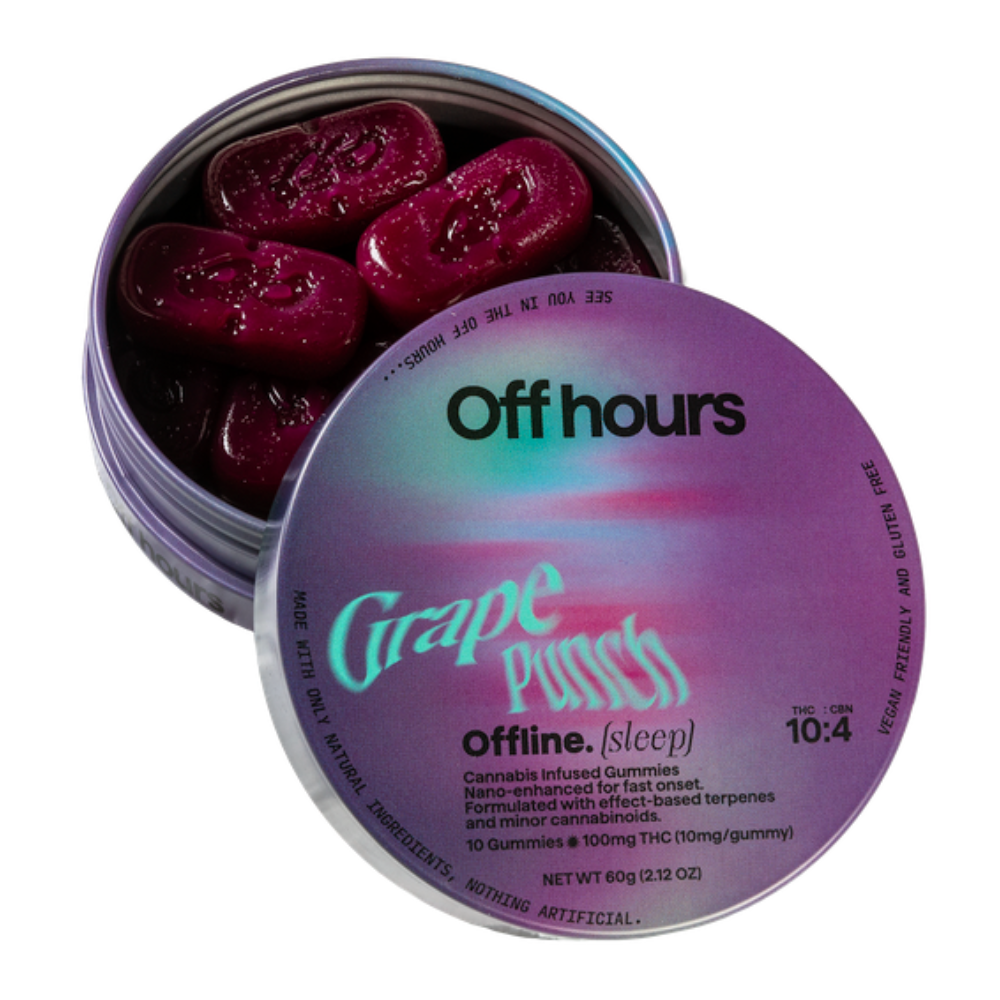 Photograph of product: Off Hours | Offline | Gummies | 10pk | 100mg