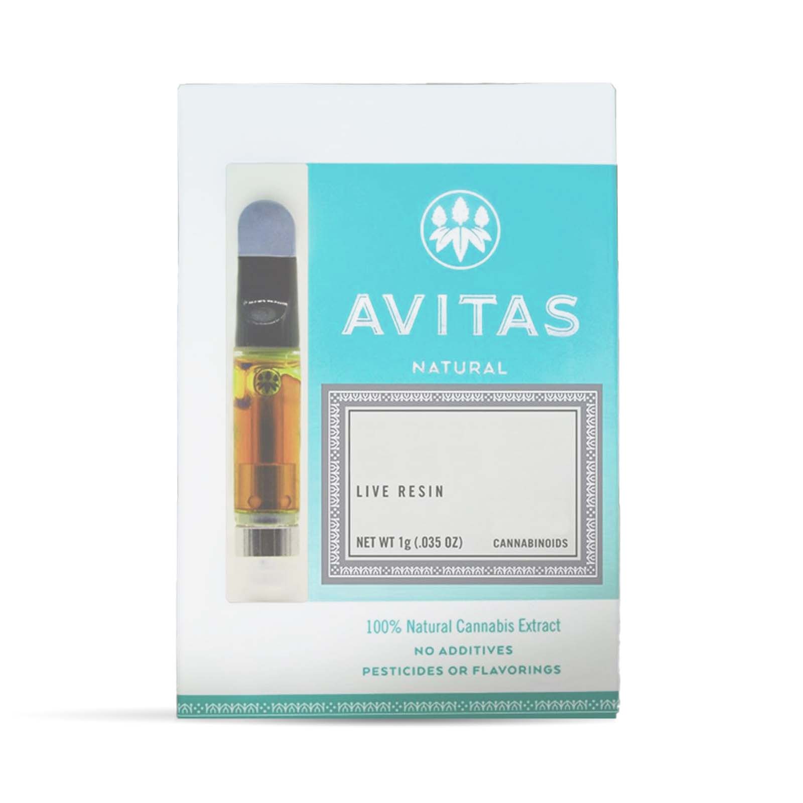 Photograph of product: Avitas | Orange Cake Pop Live Resin Cartridge | 1g