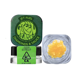 Photograph of product: Greenline Live Resin Diamonds & Sauce 1g - Papaya OG (IH)