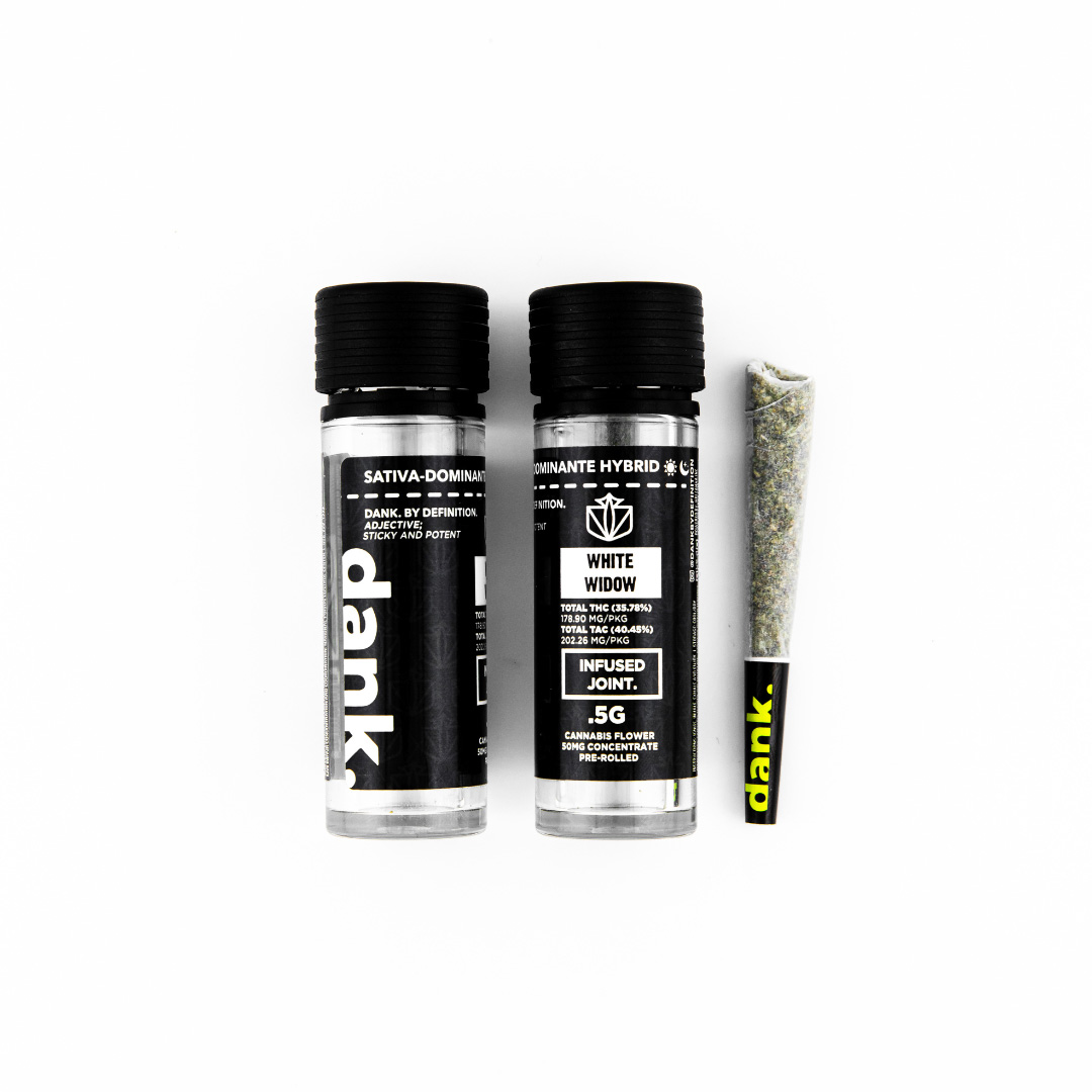 Photograph of product: Dank | White Widow | Infused Pre-Roll
