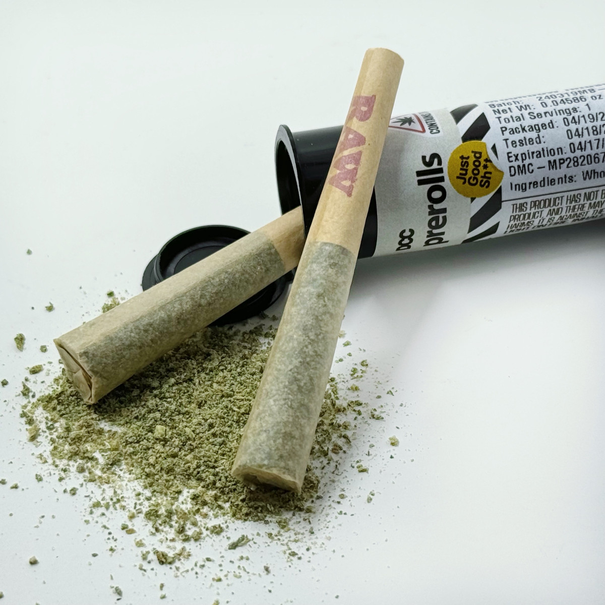 Photograph of product: Strawberry Kiwi Kush | 1g Diamond Infused Pre-Roll 2pk | DCC