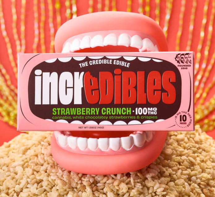 Photograph of product: Strawberry Crunch Bar | 100mg/20pc