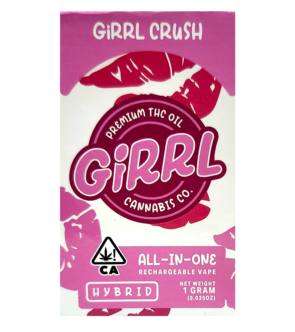 Photograph of product: 1g Girrl Crush (Hybrid) All-in-One TH-oui:76% $30 or 2/$50