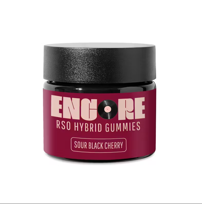 Photograph of product: Sour Black Cherry | RSO Gummies | [550mg]