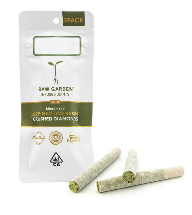Photograph of product: Pai Gow Wookies [I] - LR Crushed Diamond Prerolls 3PK