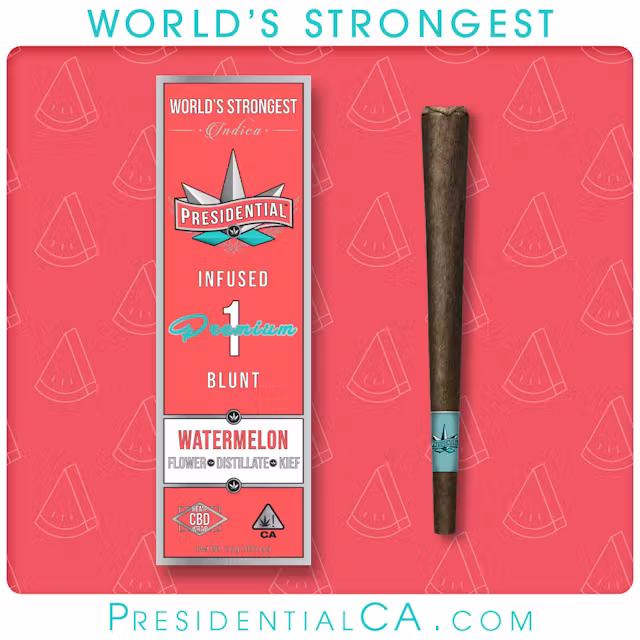 Photograph of product: Presidential - Moon Rock Blunt - (1.5g) - **WATERMELON** (2/$35)