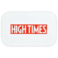 Photograph of Product: High Times Metal Rolling Tray Lid | 11"x7" | White