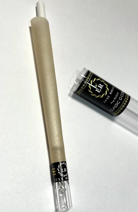 Photograph of product: Classic G Cone w/ Glass Tip (King Size) Luxe Rolls