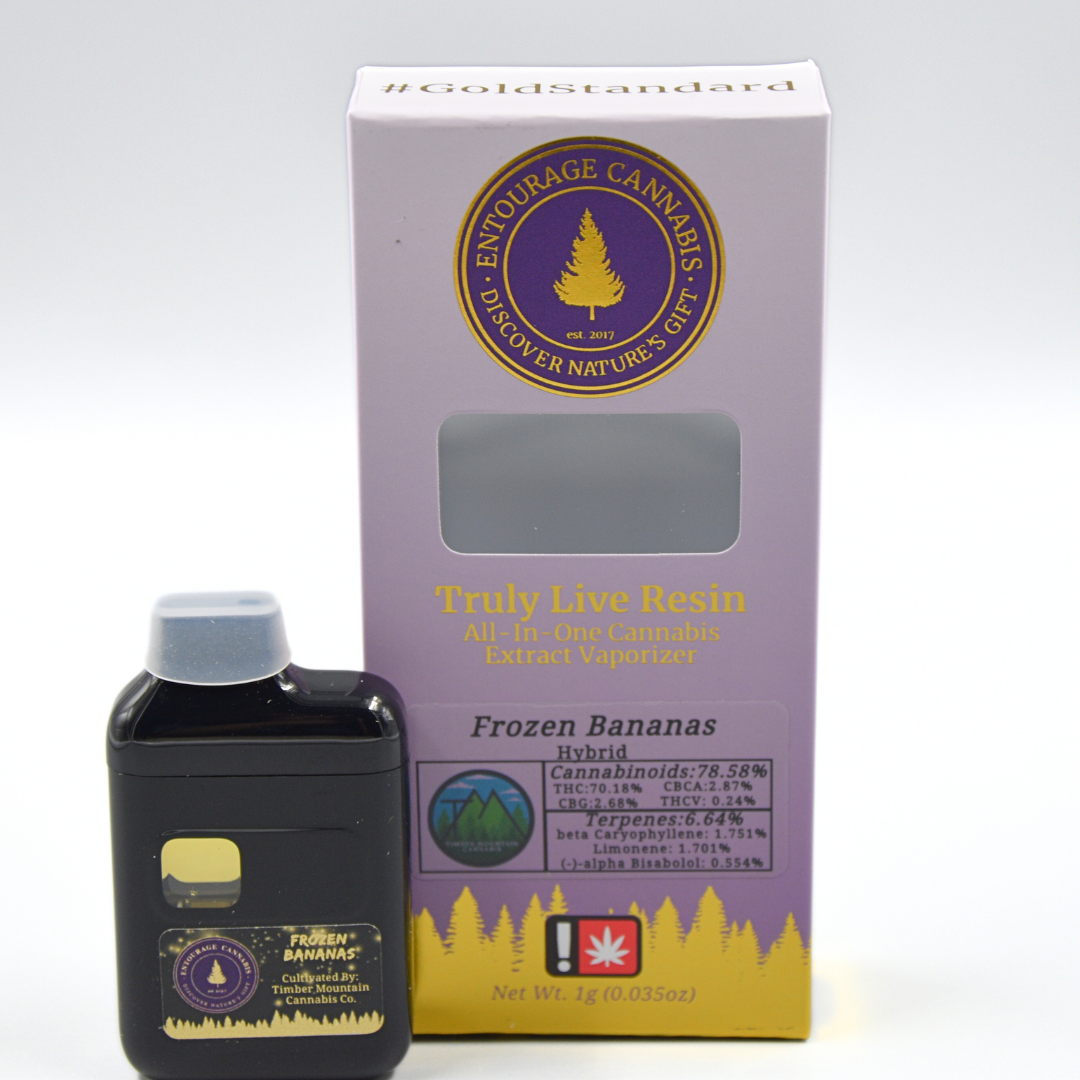 Photograph of product: Entourage - Amarelo #9 - Live Rosin AiO
