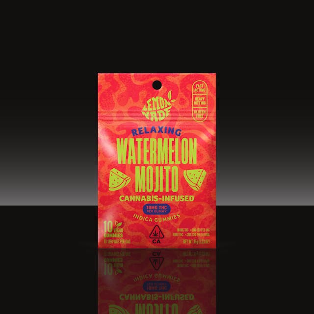 Photograph of product: Watermelon Mojito Gummies 100mg - 