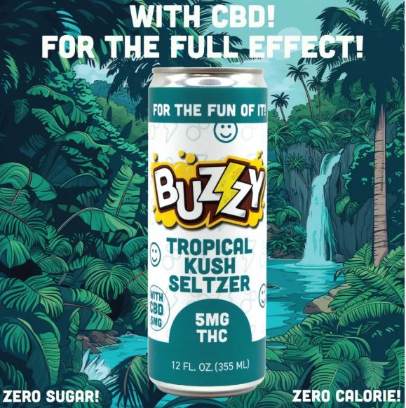 Photograph of product: 1:1 Tropical Kush Seltzer | 12oz.