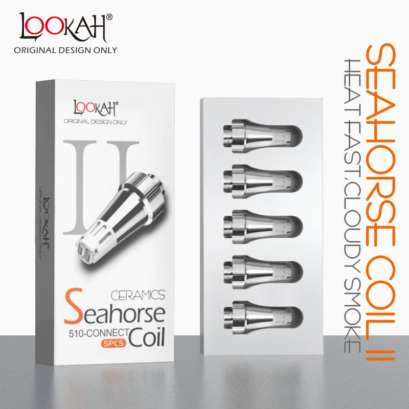 Photograph of product: Lookah l Ceramics II Seahorse Coil  l 5pcs