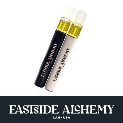 Photograph of product: Eastside Alchemy - Blooberry Rain - .5g LHR Disposable