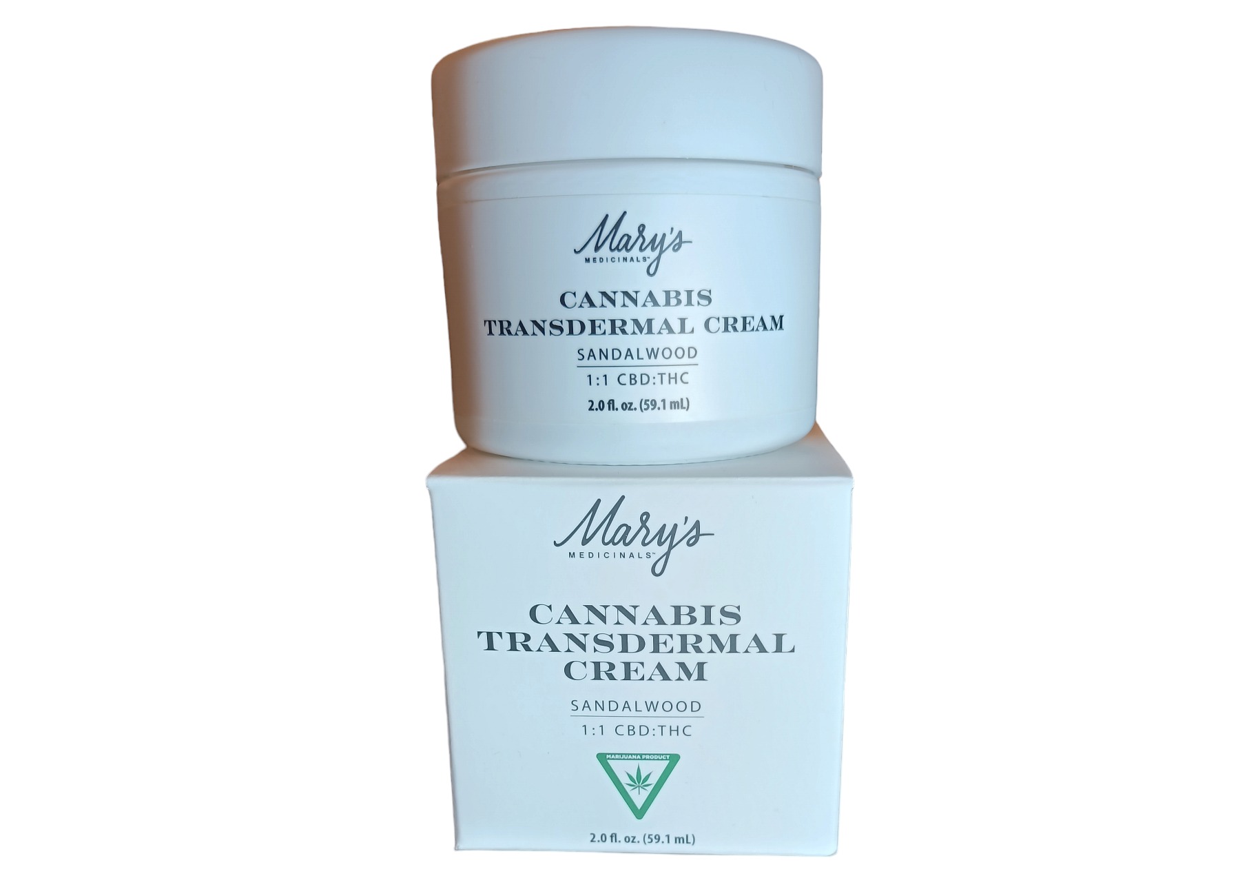 Photograph of product: Recover Sandalwood Scented  | 1000mg 1:1 Transdermal Cream