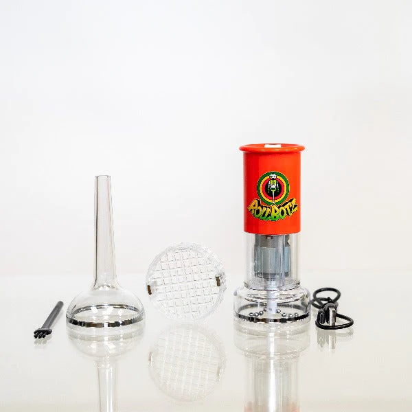 Photograph of product: RollBotz RoboKone Auto Grinder and Cone Filler Red