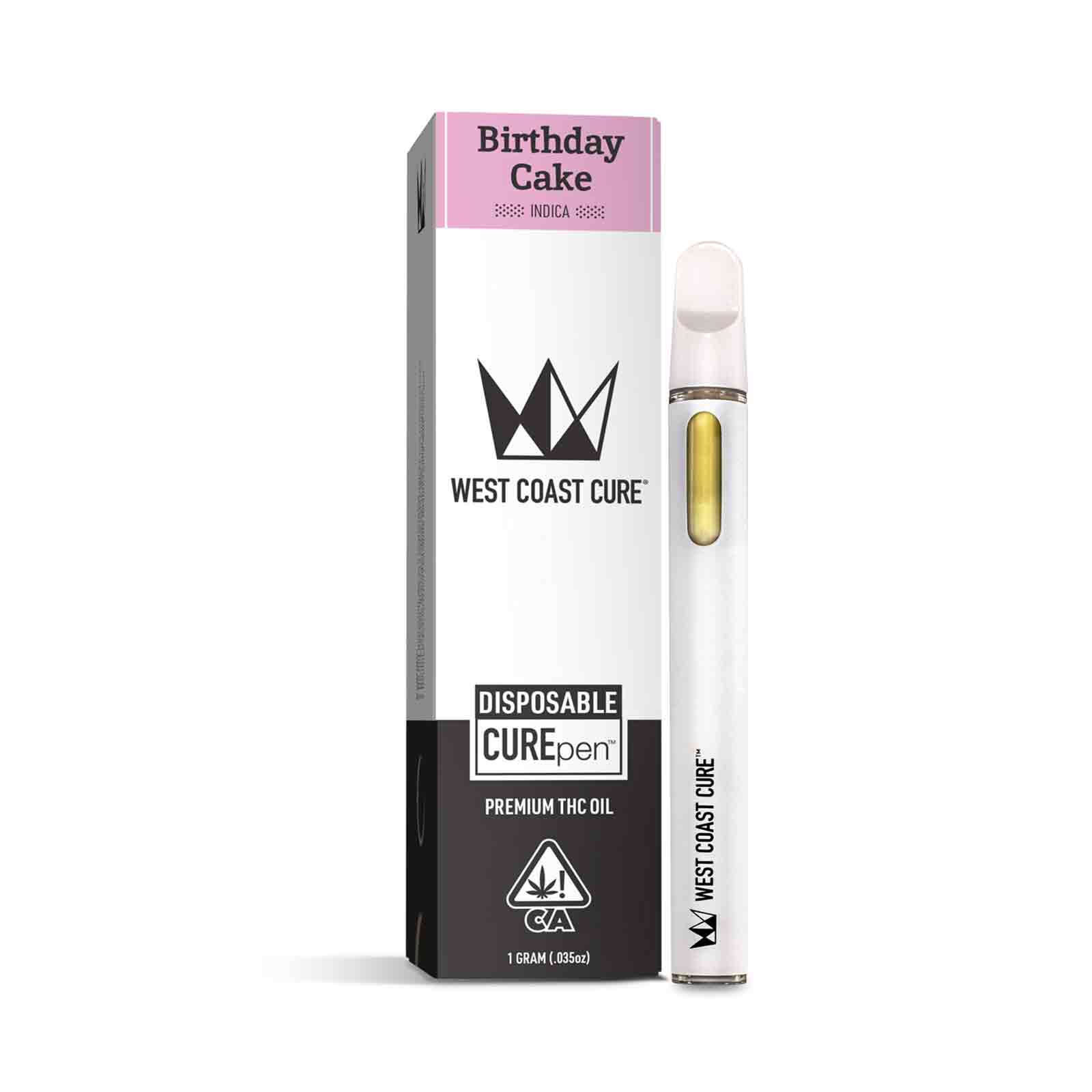 Photograph of product: Birthday Cake Disposable CUREpen | 1g