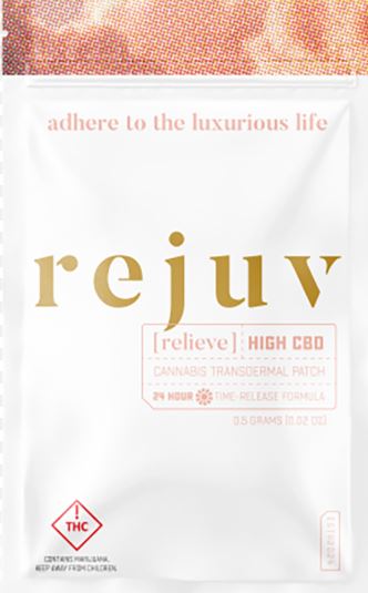 Photograph of product: Relieve High CBD Transdermal Patch