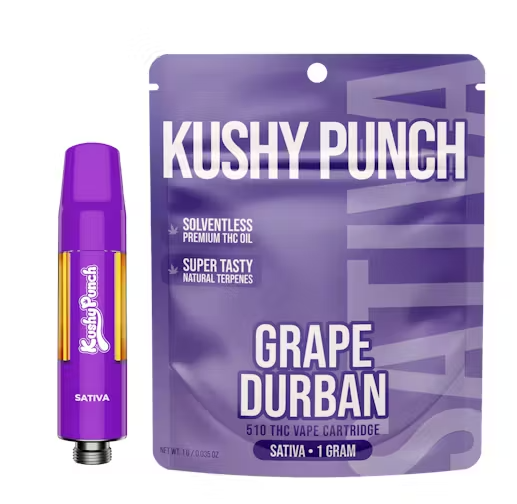 Photograph of product: Grape Durban Oui'd Cartridge 1 G