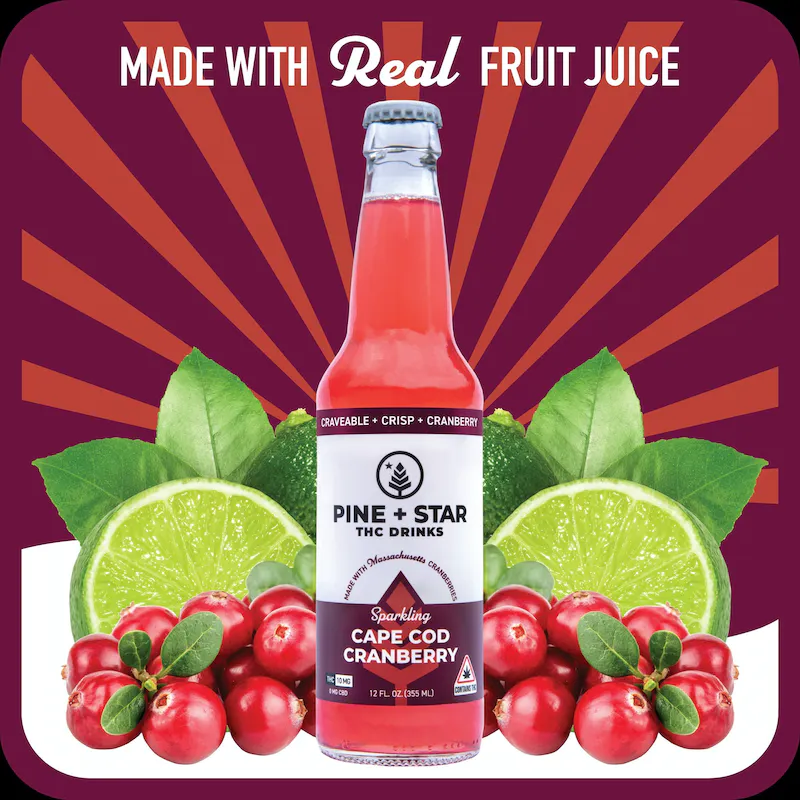 Photograph of product: Pine + Star - Cape Cod Cranberry 10MG