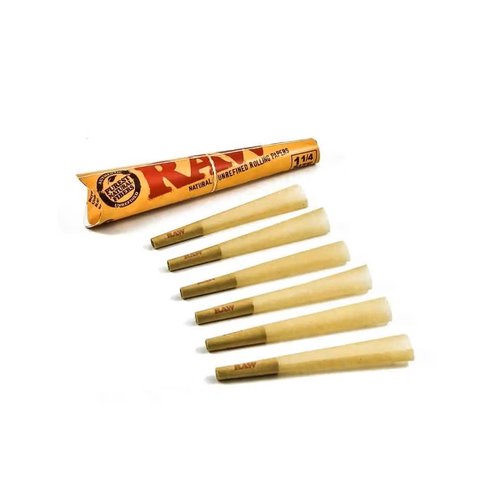 Photograph of product: RAW Classic 6pk 1 1/4 Size Cone
