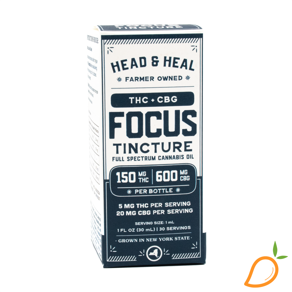 Photograph of product: 150mg Focus Blend 1:4 TH-oui:CBG Head & Heal