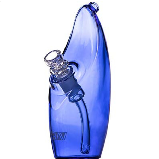 Photograph of product: GRAV - Rain Bubbler - Light Cobalt