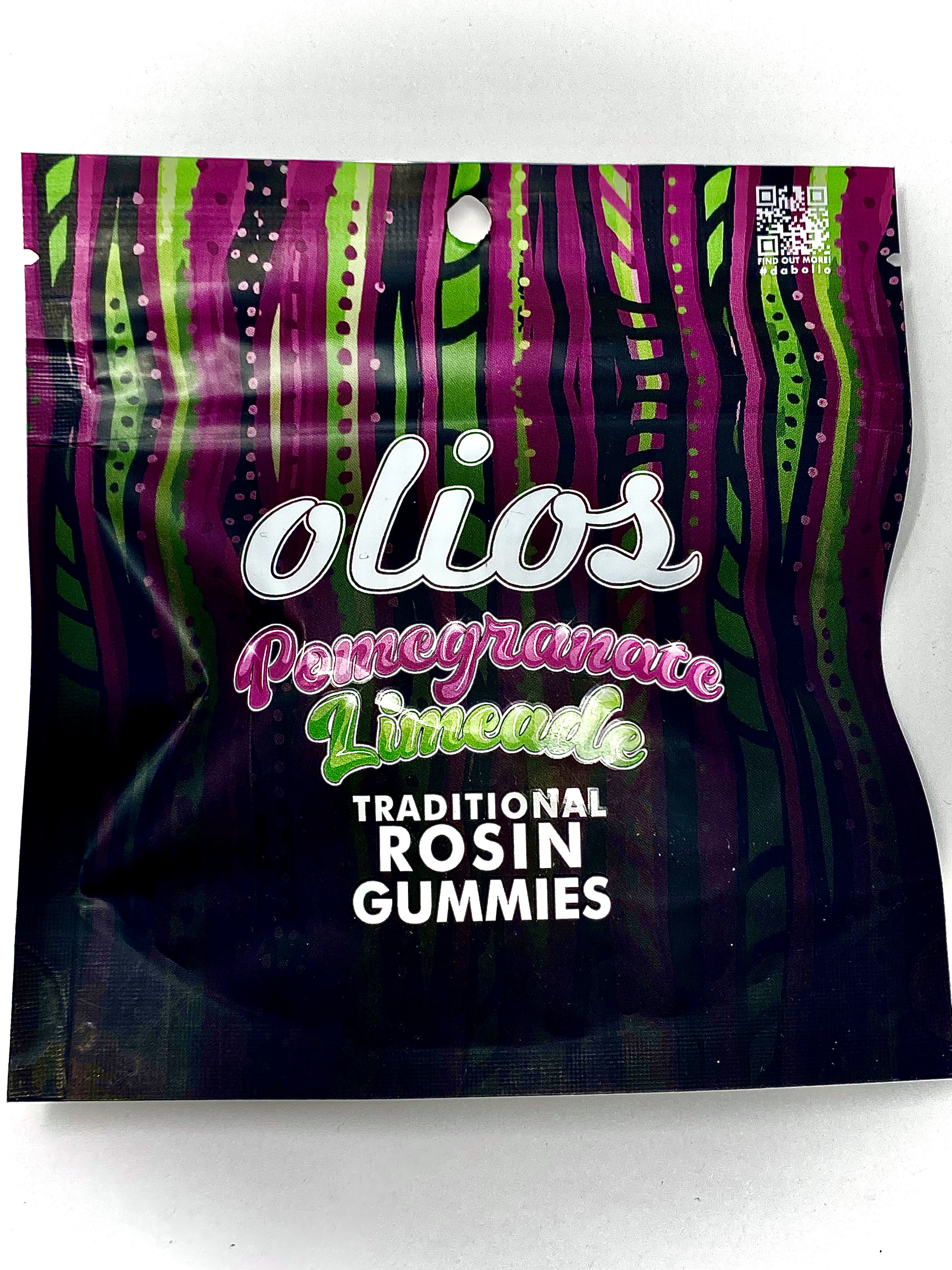 Photograph of product: Pomegranate Limeade Rosin Gummies (50G)