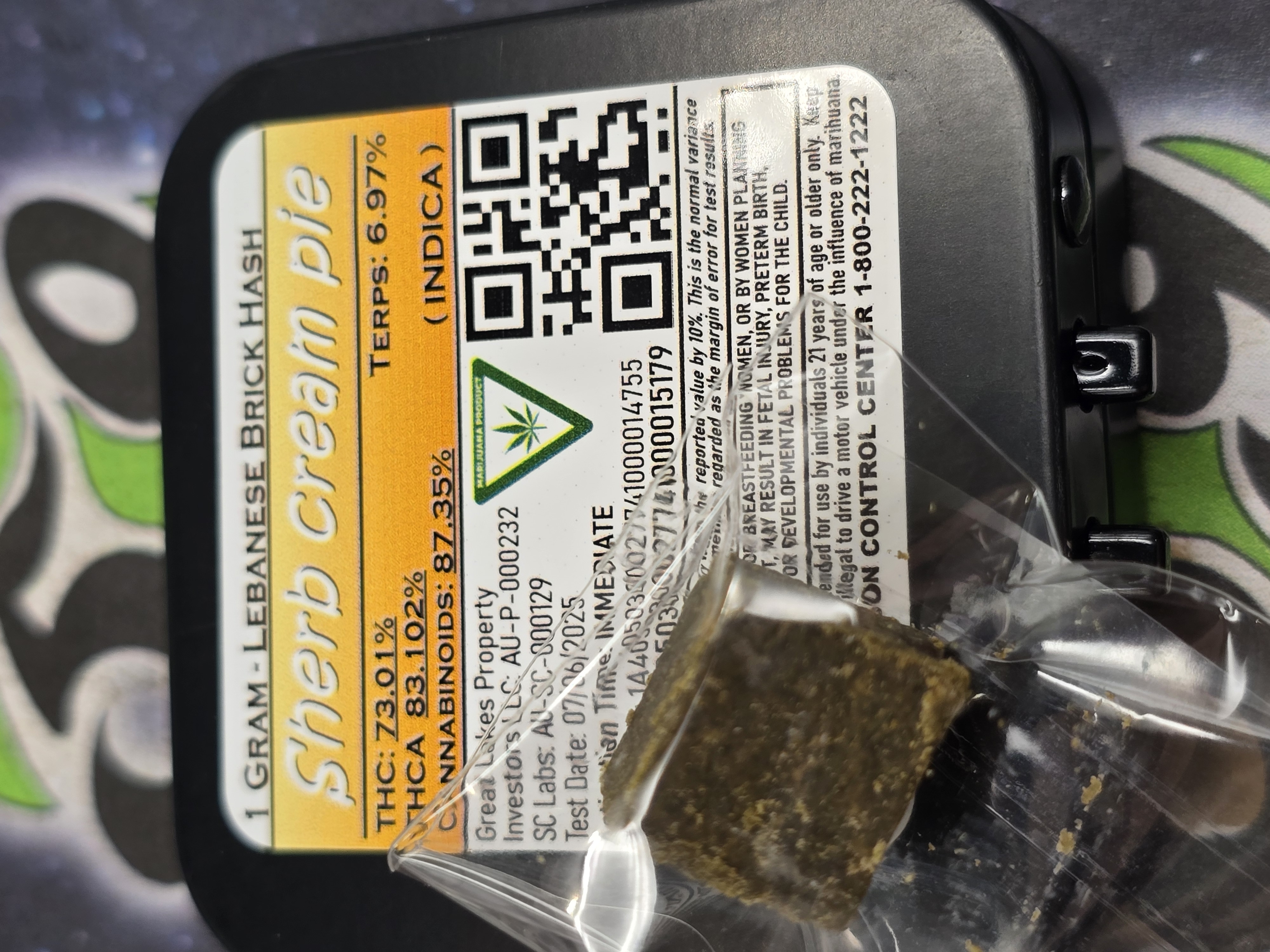 Photograph of product: Old School au chocolat | Sherb Cream Pie Brick au chocolat