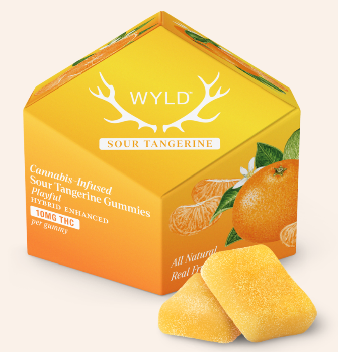 Photograph of product: Sour Tangerine Gummies 4-5mg 20svg