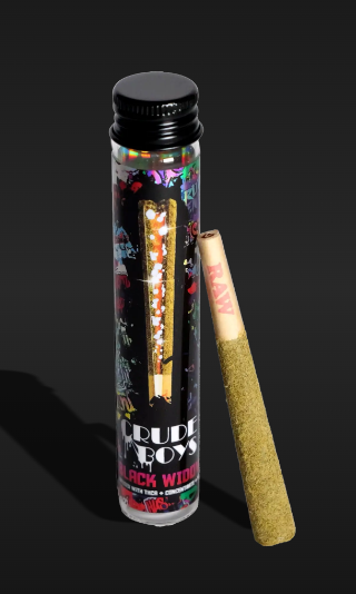 Photograph of product: Crude Boys: Beachy Breeze 1.3G Black Widow
