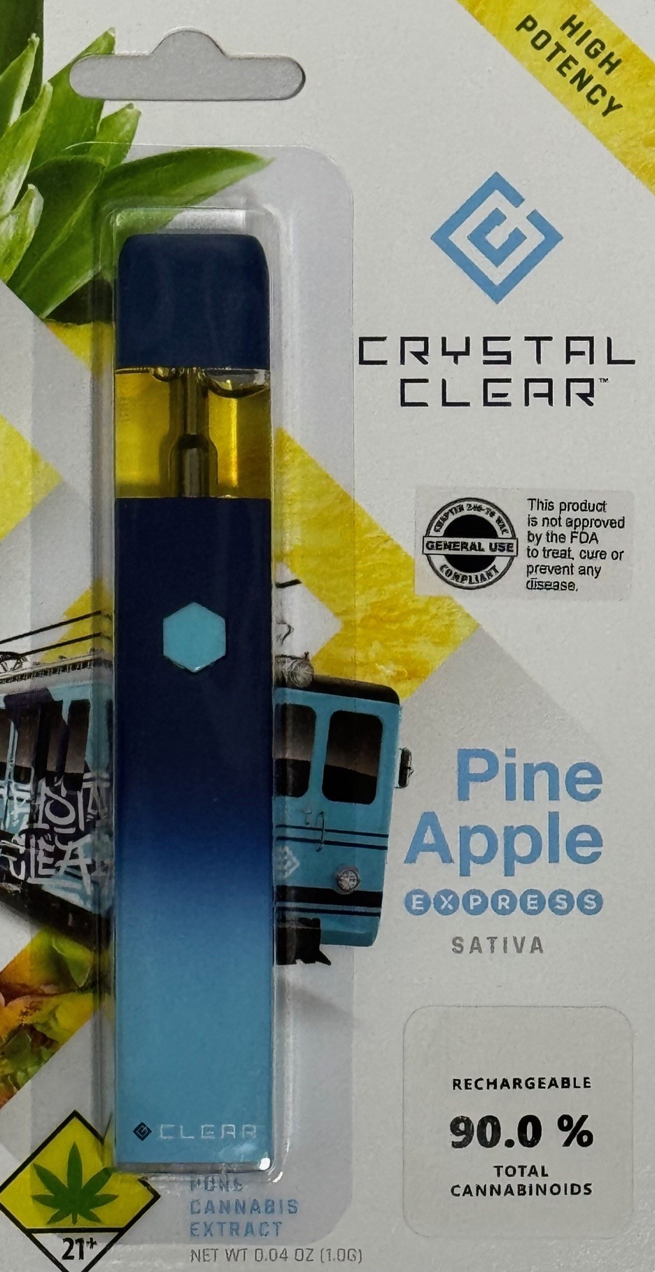 Photograph of product: Pineapple Express Disposable Cartridge