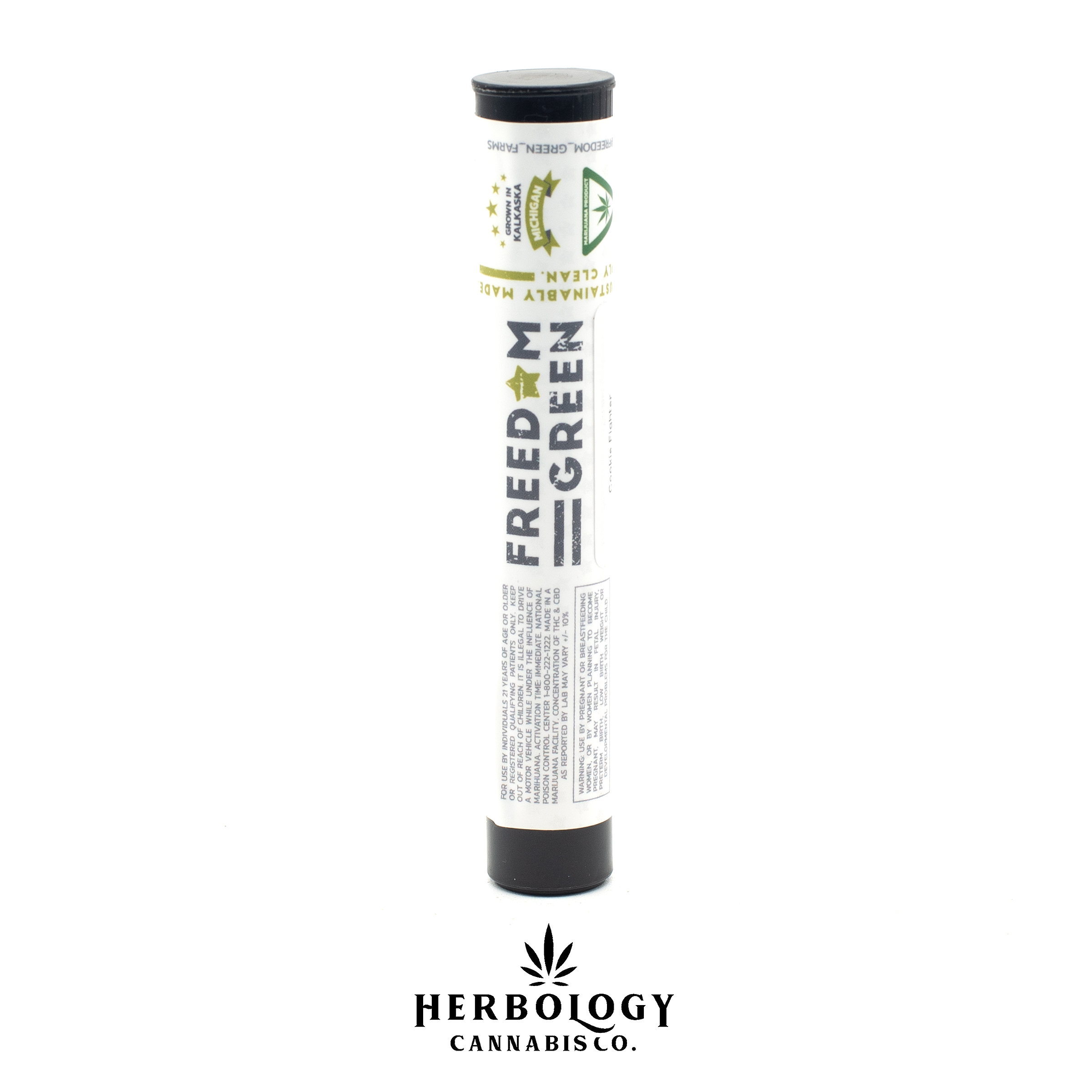Photograph of product: Freedom Green | Pre-Roll | Cookie Fighter | 1g