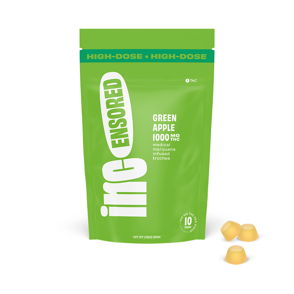 Photograph of product: Green Apple | 100mg Troches | 10pk