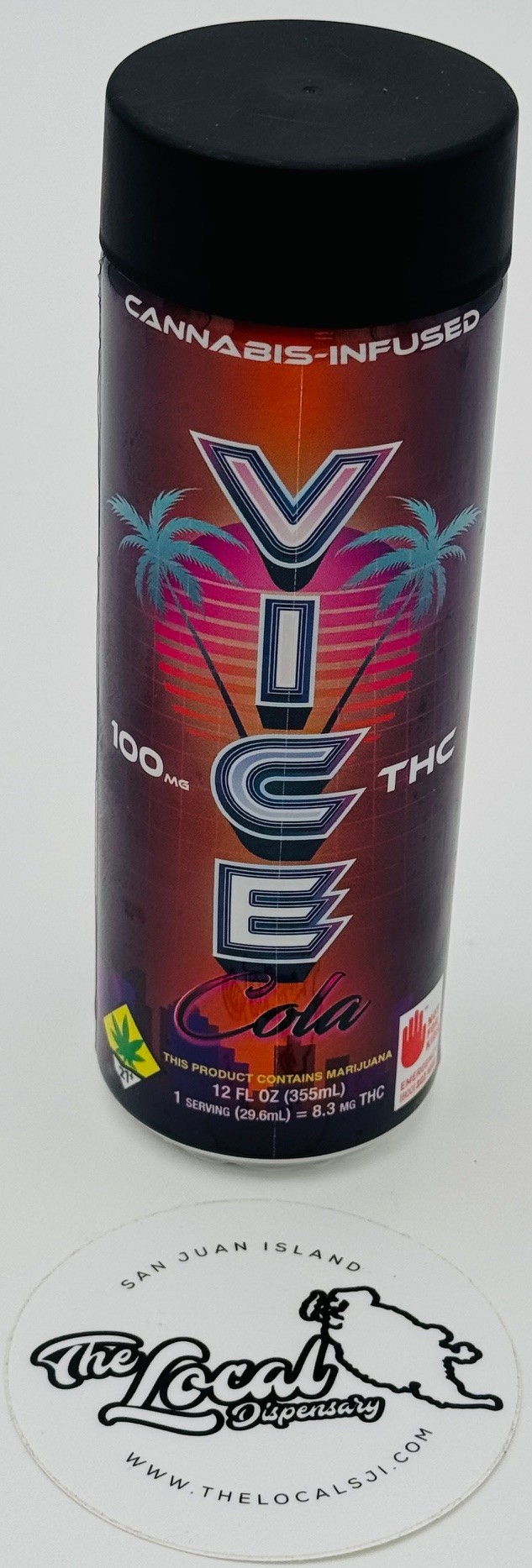 Photograph of product: Original Cola 100mg TH-oui 12oz