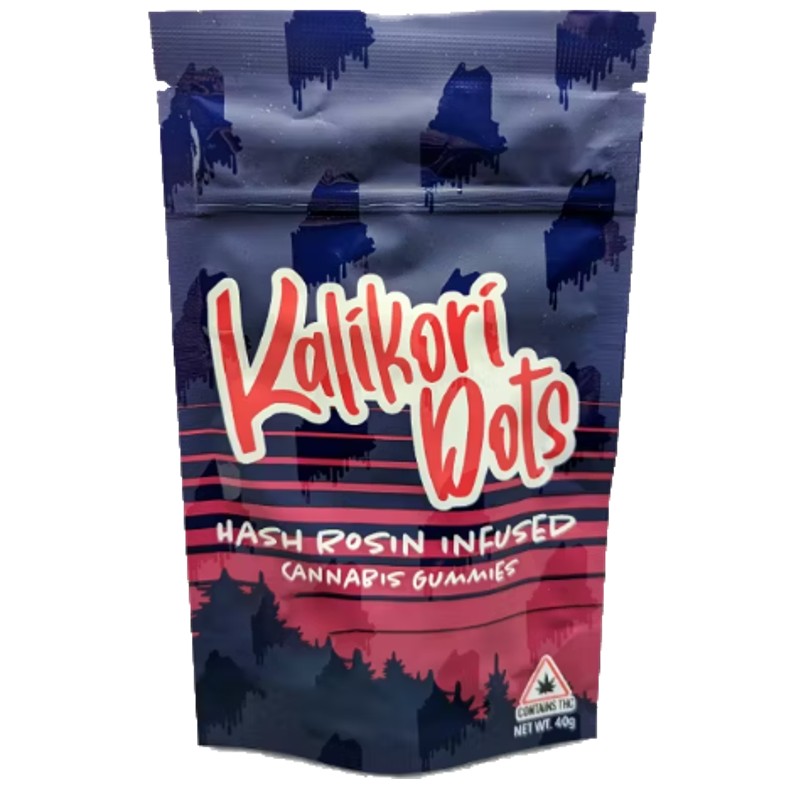 Photograph of product: Kalikori | Nebula | Blueberry Pomegranate (Big Pack) | Live au chocolat Rosin Gummies | 200mg