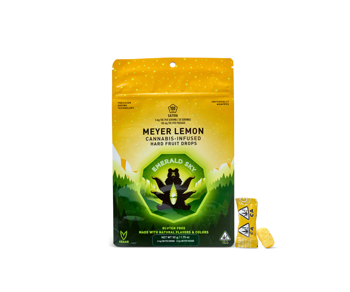 Photograph of product: MEYER LEMON HARD FRUIT DROPS