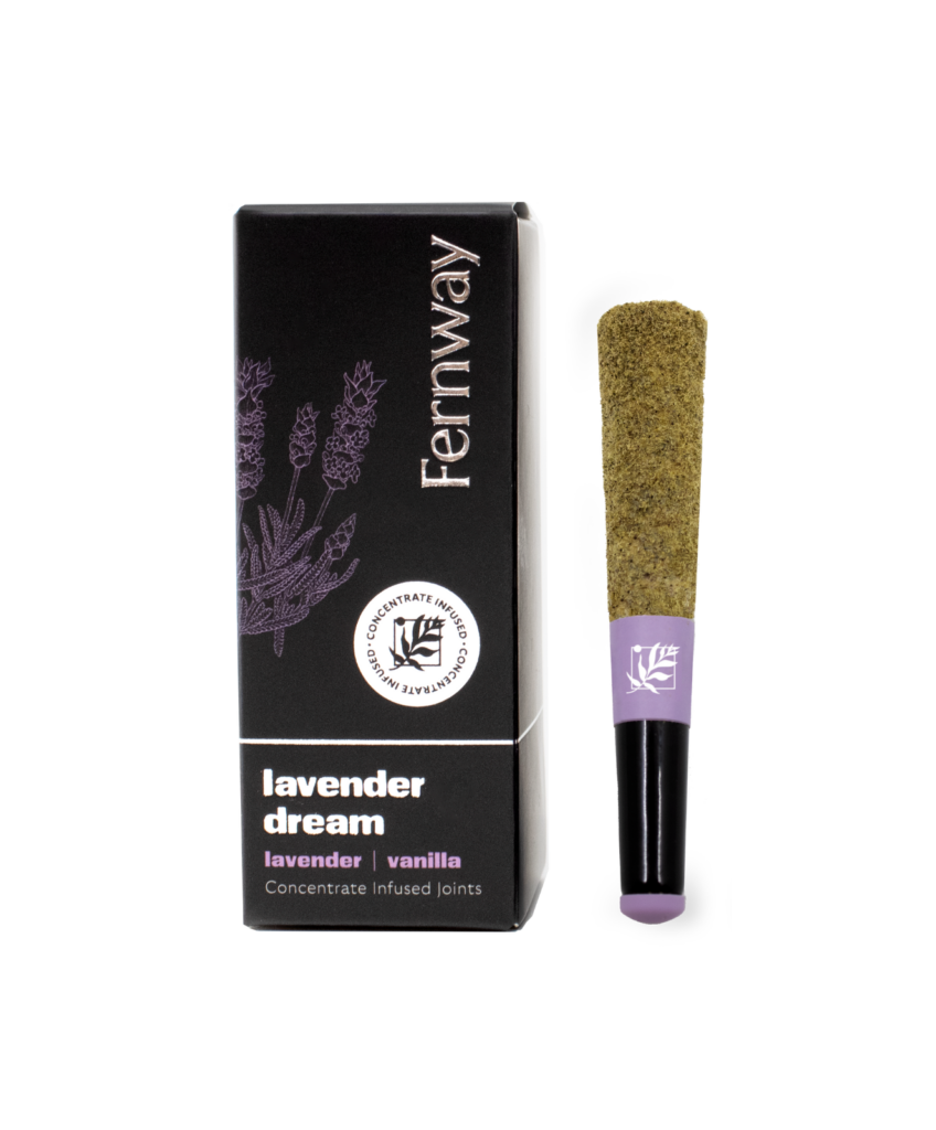 Photograph of product: Lavender Dream Diamond Infused Pre-roll | 1g