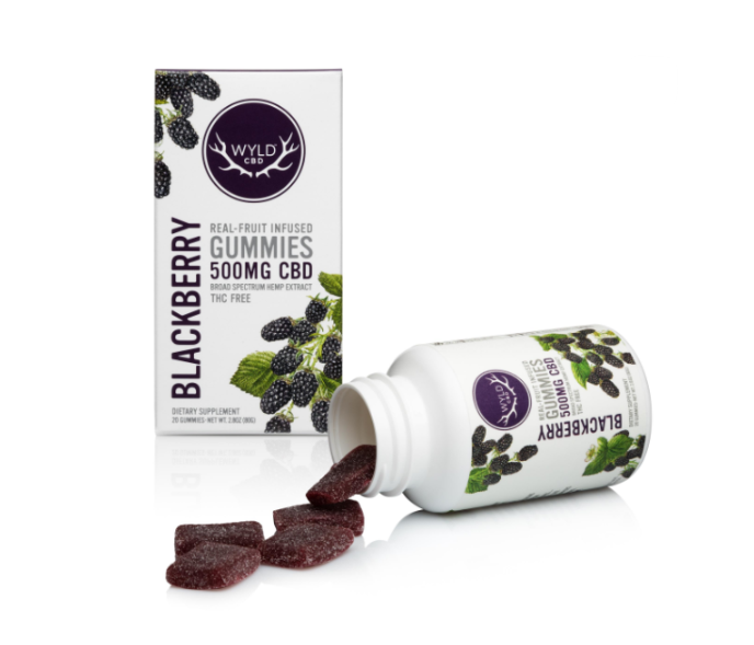 Photograph of product: CBD Blackberry Hemp Gummies | 20pk