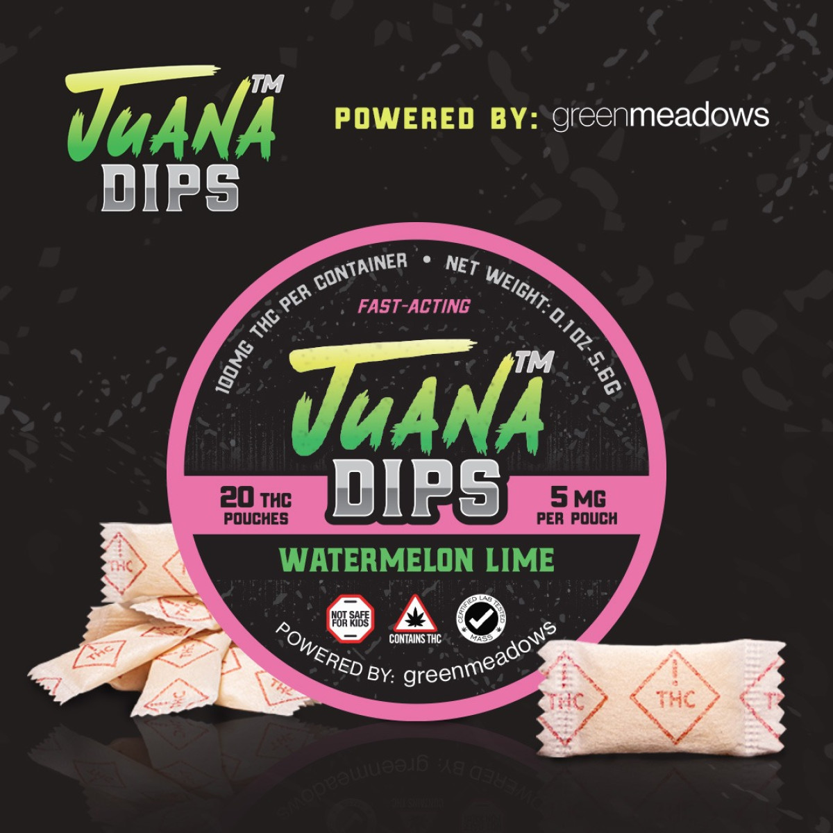 Photograph of product: JuanaDips | Watermelon Lime | 20ct (TAX INCLUDED)