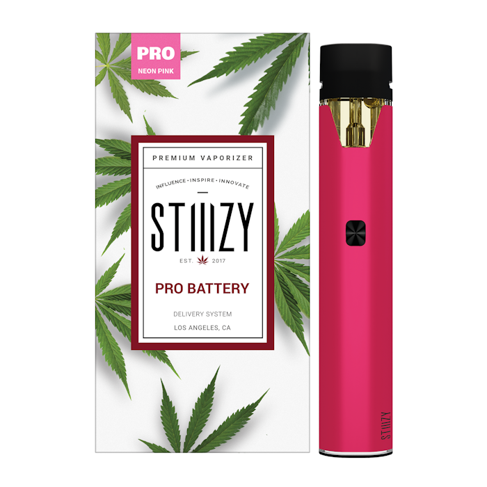 Photograph of product: STIIIZY | PRO BATTERY | Neon Pink