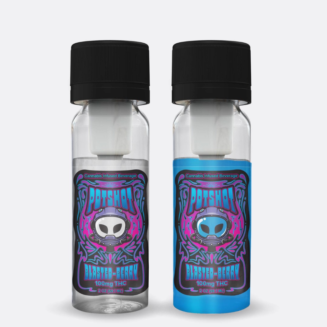 Photograph of product: PotShot | Blasted Berry | Drink Enhancer | 100mg