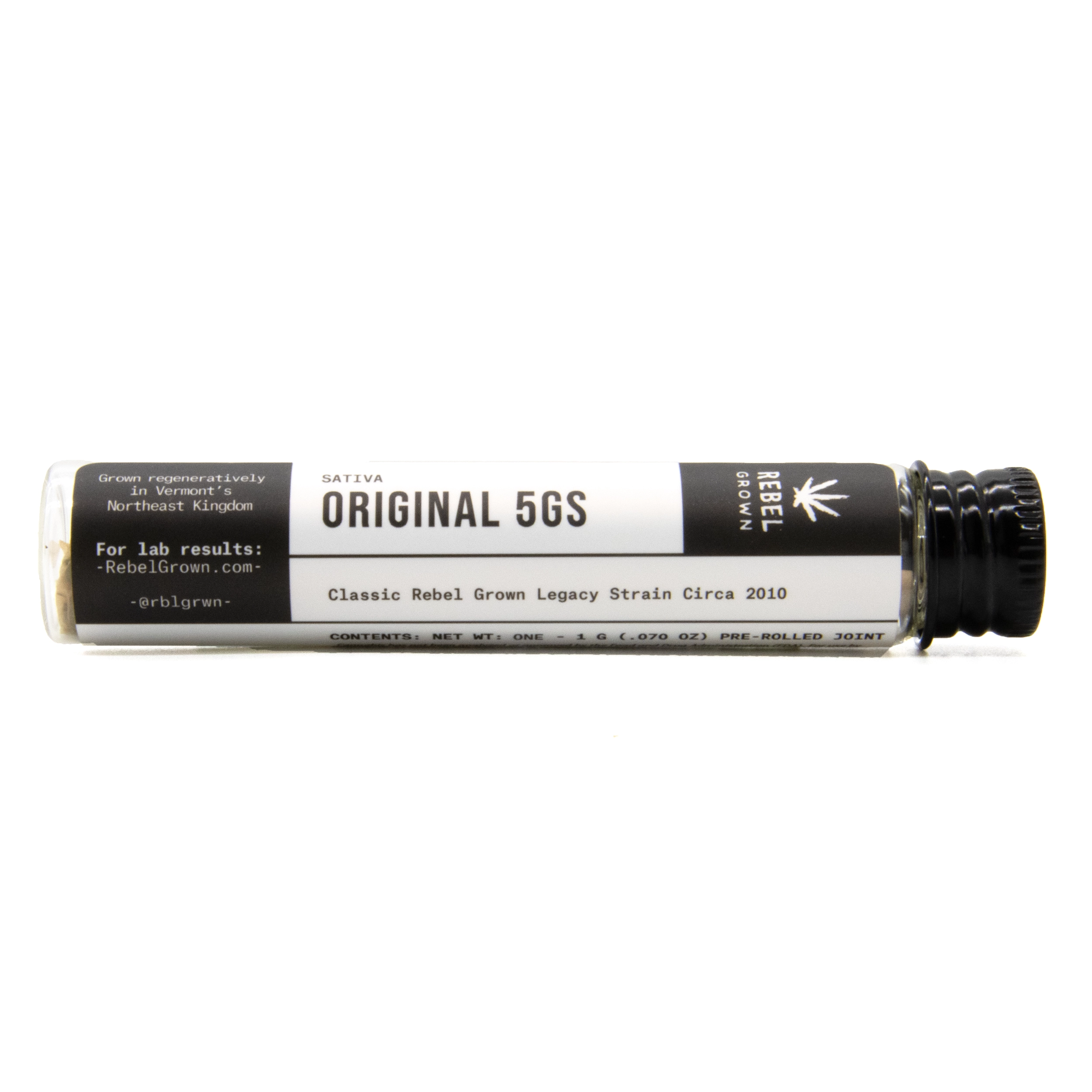 Photograph of product: Original 5 G's 1g Single Preroll